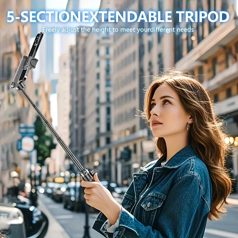 Portable Selfie Stick Tripod Mini Tripod Extendable Monopod Remote Shutter for IPhone Samsung Xiaomi Phone Holder