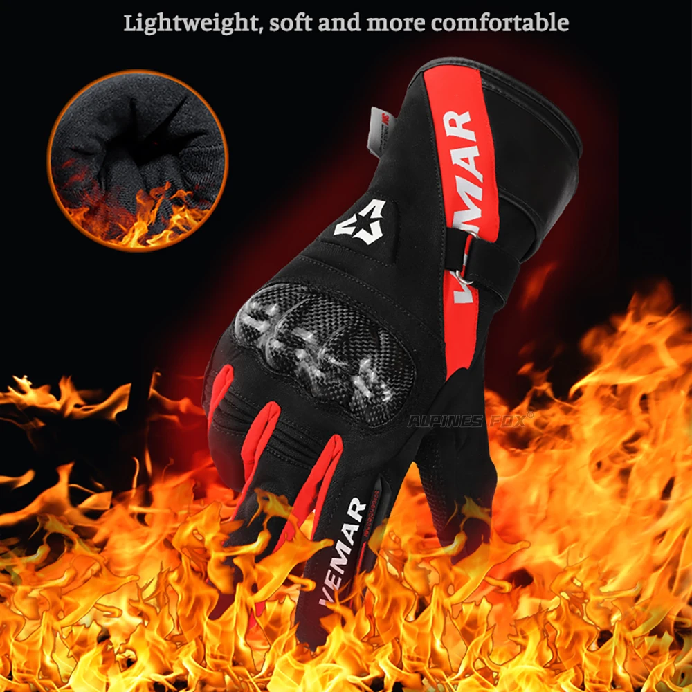 �ܿ� ���ο� ������� �尩 ���� 100% ��� ������� �¸� Guantes Moto Luvas Motocross Glove Carbon Firber protection