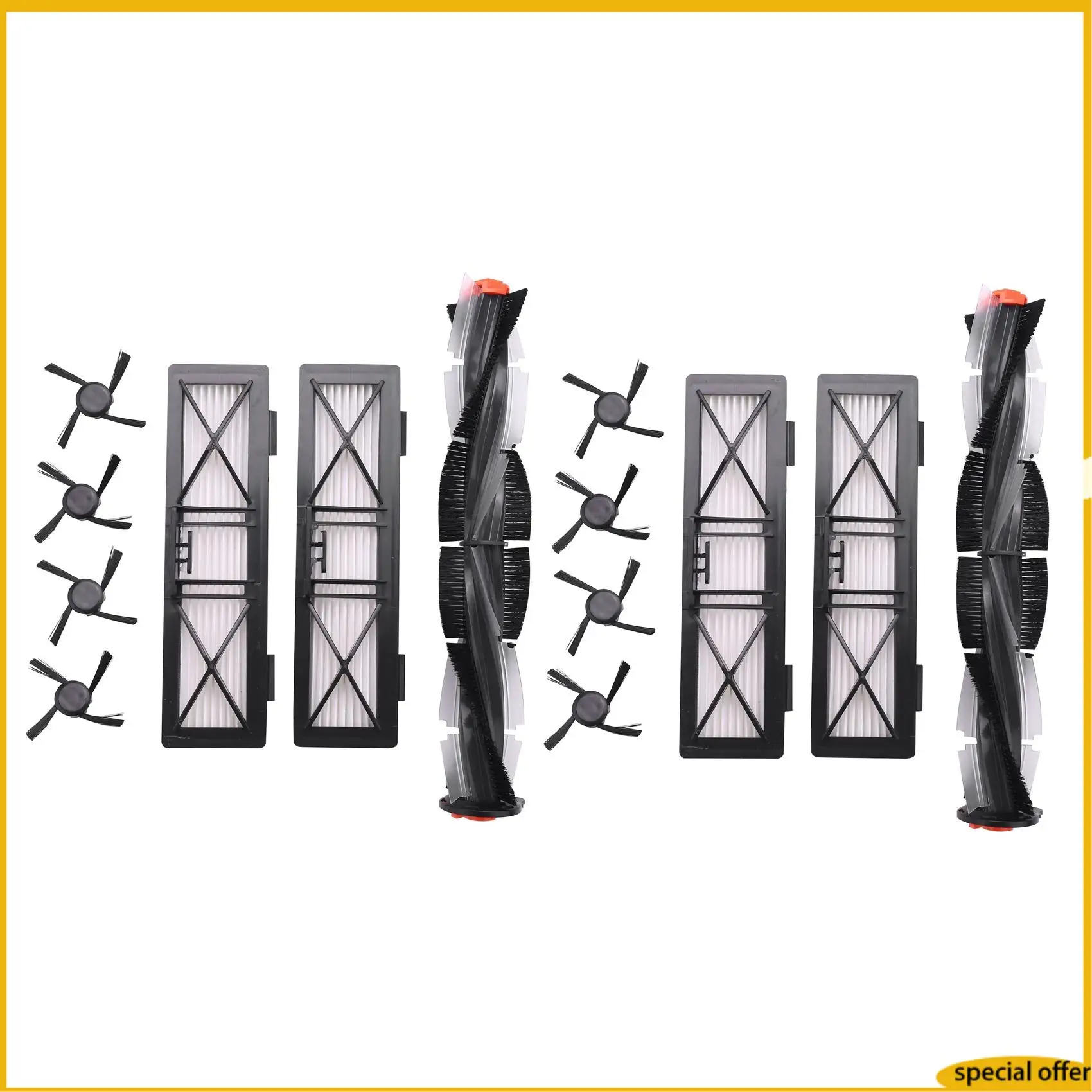 Kit De 4 Filtres Pour Aspirateur Robot Neato Botvac D3 Et D5 - Compatibles, Pour Une Meilleure Aspiration