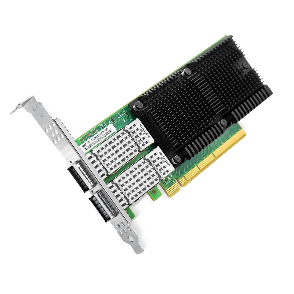 LR-LINK Mellanox connectX-5 Ex 칩셋 포함 네트워크 어댑터, PCIe 4.0x16 이더넷 NIC, 듀얼 100Gb QSFP28 인피니밴드 네트워크, 100GbE