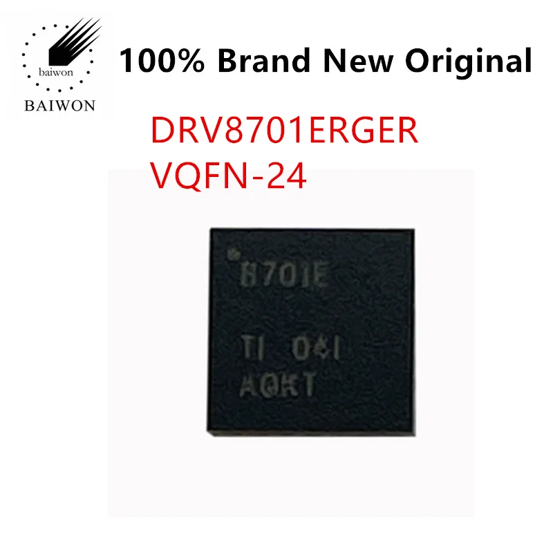 

100% Original IC ChipS DRV8701ERGER VQFN-24 H-Bridge Intelligent Gate Driver Chip