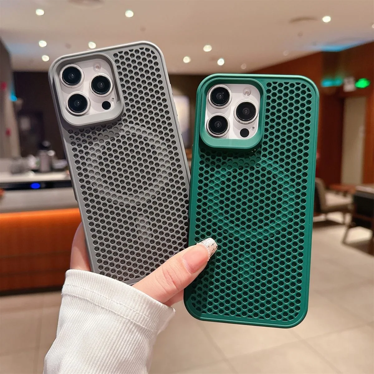 Magnetic Cooling Phone Case with Heat Dissipation and Breathable MagSafe Cover