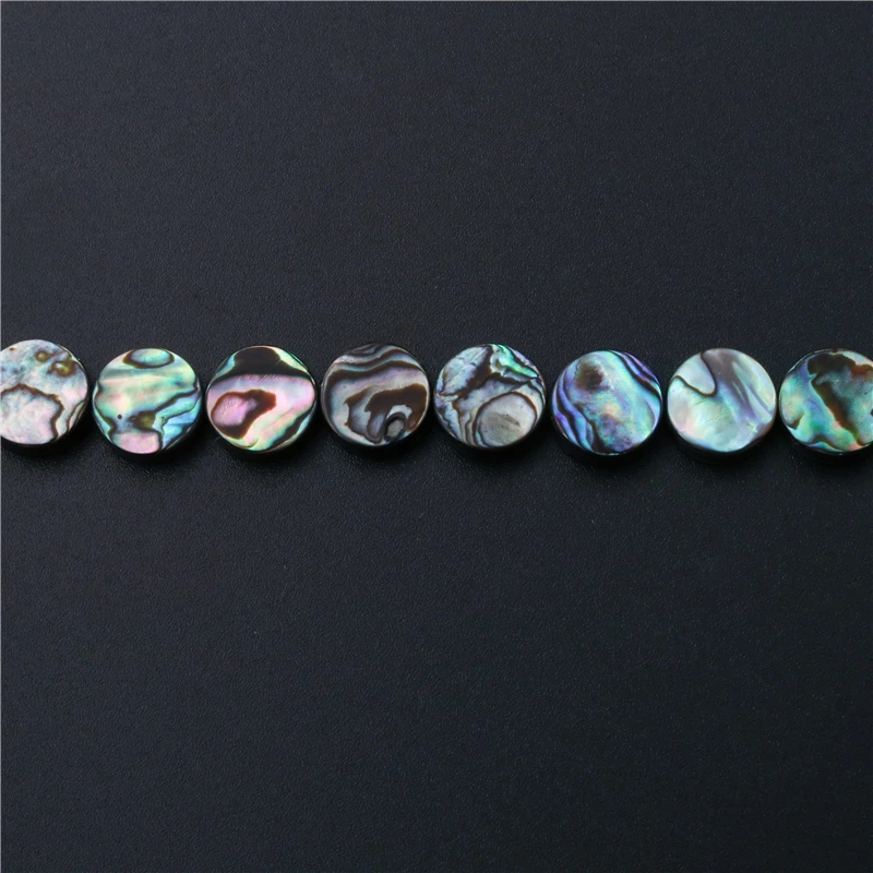 Natural Abalone Shell Waterdrop Square Oval Rectangle Round Flat Beads For DIY Jewelry Making Bracelet Necklace Accessories