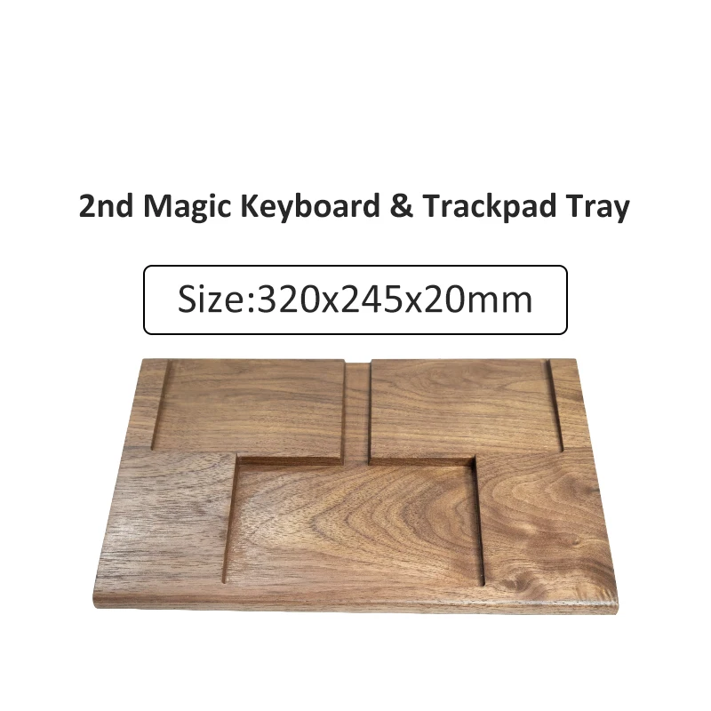 Kashcyウォールナット木製トレイパームレストのためのキーボード