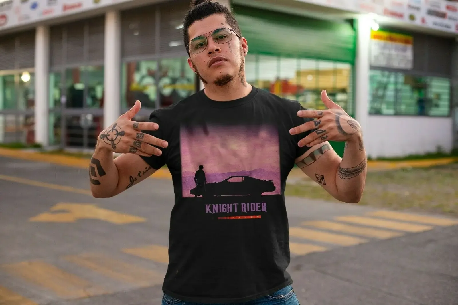 Maglietta Regalo Knight Rider Kitt