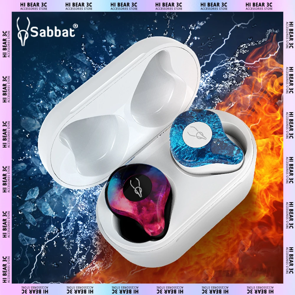 

Sabbat X12Pro TWS Earbud Bluetooth Earphone Noise Reduction Earbuds Moving Coil Wireless Hifi Sport Earphones Long Battery Life