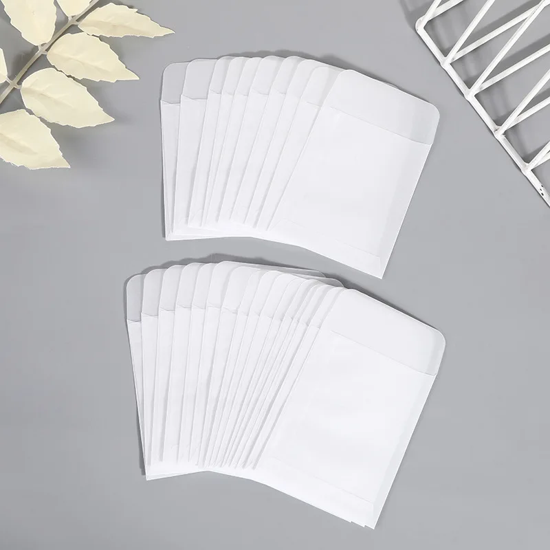 Mini Size Translucent Sulfuric Acid Paper Envelopes For Coin Collection Garden Seeds Or Stamps Moisture-proof Package 100PCS