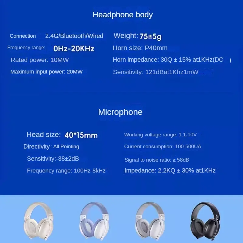 AULA S6 Wireless Headphone Esports Head-mounted Headsets 2.4G/Bluetooth/Wired Lightweight Earphones Mic PC Gaming Laptop wireless headphones wireless headset gaming headphones