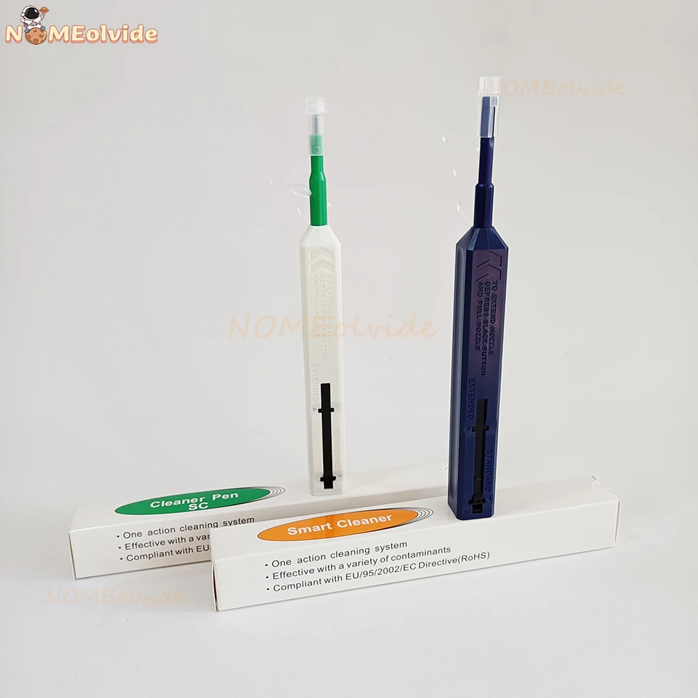 Best Fiber Optic Cleaner Toolkit 500times Cleaner Box And 800 Times Cleaning Pen SC LC FC Alcohol Bottle Cotton Swab FTTH Tool