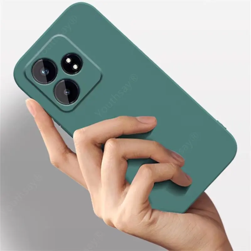 Premium Liquid Silicone Soft TPU Phone Case - Shockproof & Smooth Finish