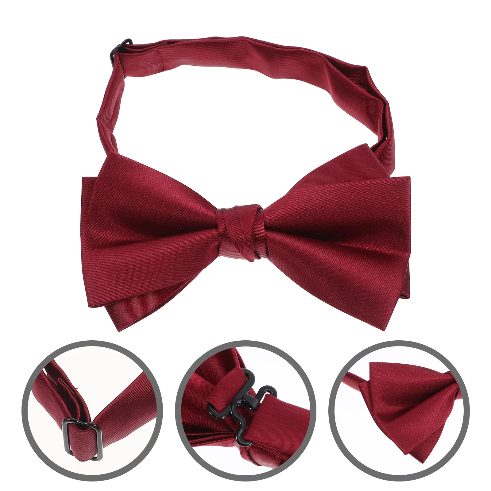 

Groom's Bow Tie Pretied Ties for Men Bachelor Party Bowtie Wedding Accessories Bowknot