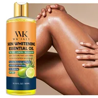 Huile corporelle éclaircissante à la niacinamide WK JALY pour tous types de peau, avec arôme d'arbre à thé et de citron, anti-acné, anti-rides, anti-taches de vieillesse, non grasse, 300 ml 1