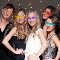 Fire Flame Sunglasses for Women Trendy Rimless Sunglasses Novelty PC Frame UV400 Sun Glasses Fshion Party Cosplay Eyewear Очки