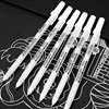 Permanent Art Paint Marker Set 0.7mm White Gold Silver Gel Pen Metalic Marker Pens for Kids Black Paper Writing Painting 1