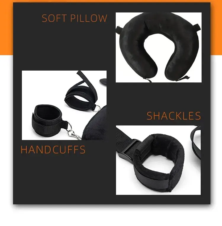 Couples Sex Flirting Tied Legs Toys BDSM Bondage Restraints Harness Adjustable Open Legs Spreader For Women and Men