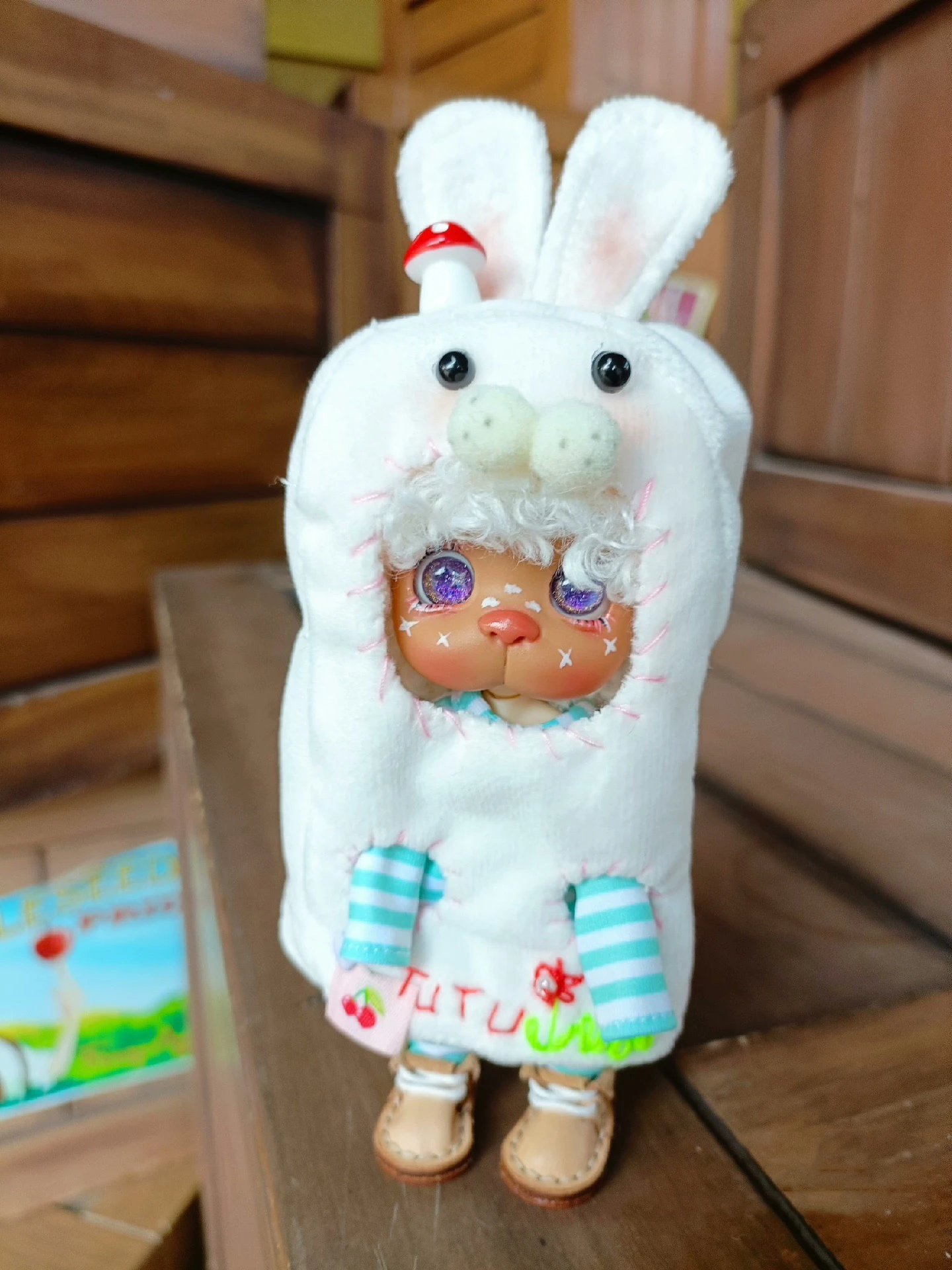 

Dula Handmade Doll Clothes go out bags Little rabbit outfit for ob11