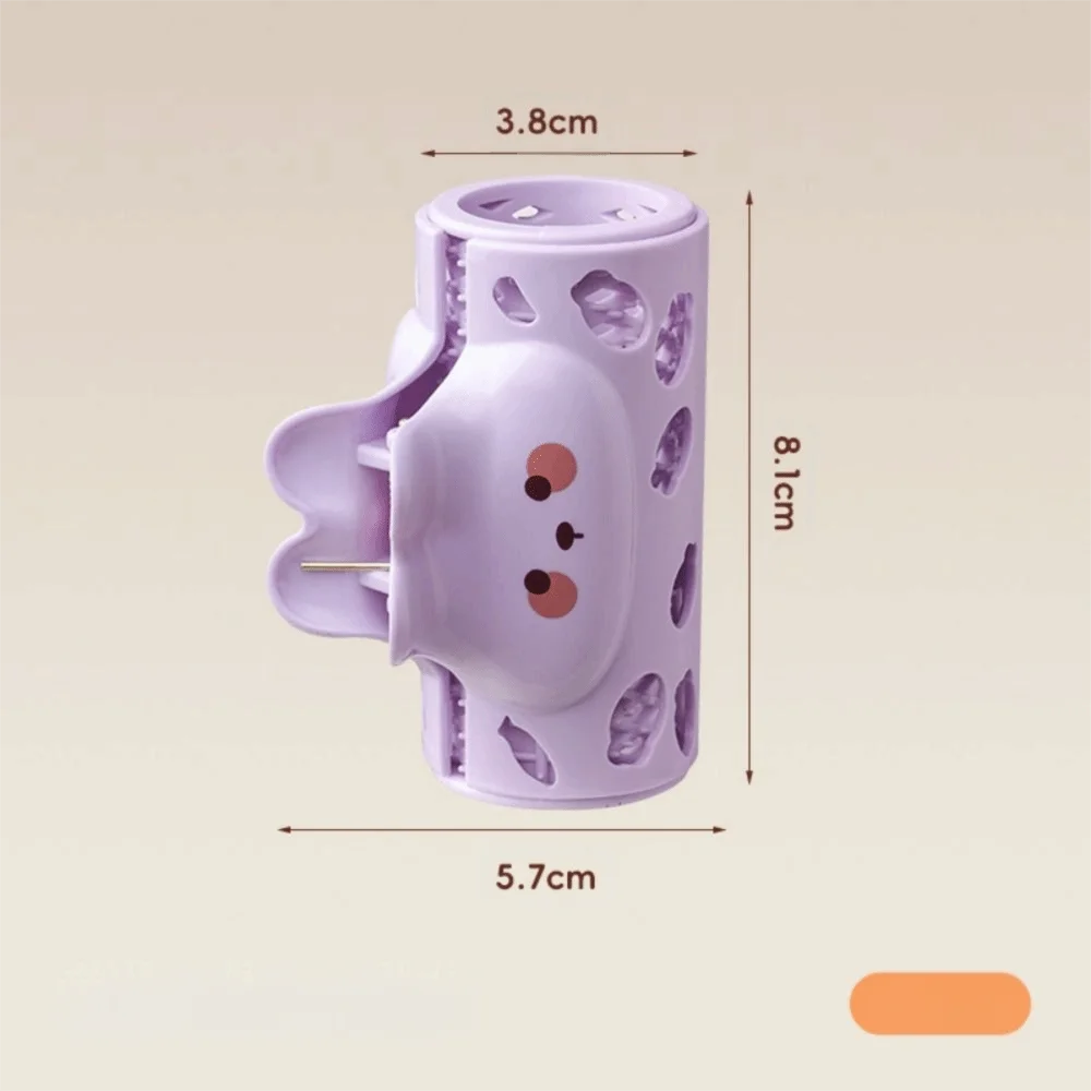 1/2Pairs Plastic Hair Roller for Bangs Fluffy Hair Plastic Material Air Bangs Curling Tube Self-adhesive DIY Styling