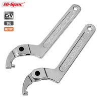 Clé à molette réglable Hi-Spec, type crochet, outil pour écrous et boulons, outil à main, 19-51 mm, 32-76 mm, 51-120 mm avec échelle, fournitures d'outils automobiles 2