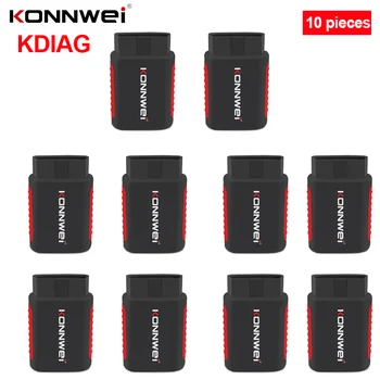 5/10 Pezzi all'ingrosso KONNWEI KDIAG Scanner Diagnostico Auto Completo per Sistemi SAS SRS EPB, Programmatore ECU, Strumento Diagnostico Auto OBD2