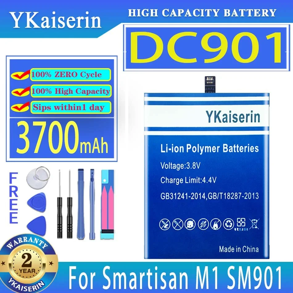 

Аккумулятор ykaisin DC901 3700 мАч для Smartisan M1 SM901 Bateria