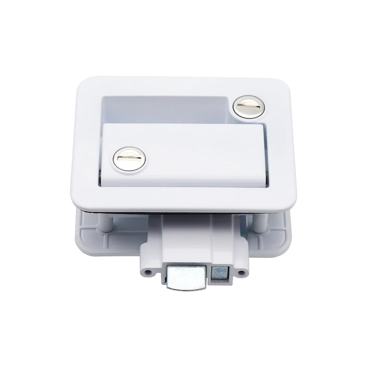 

Rv Door Lock Transportation Equipment Double Lock Cylinder Zinc Alloy Door Lock Inside and Outside Lock White