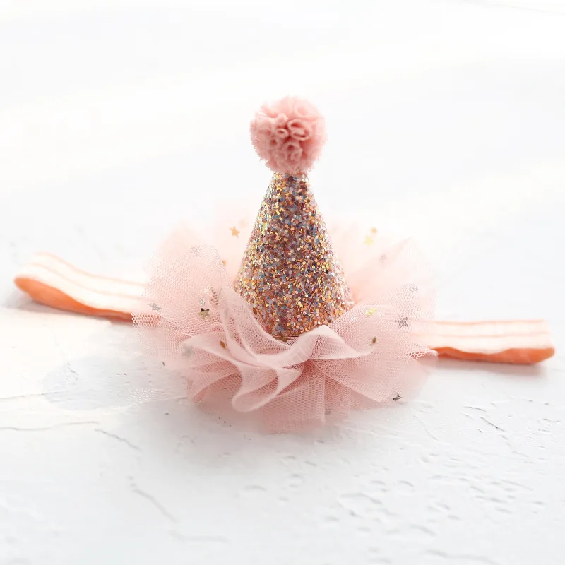 Birthday Crown Birthday Headband Set Unicorn Headband Rabbit Headband 1Pcs Crown Princess Cute Girl Hairpin Headbands Lace Shining Star Headwear Hair Accessories For Kids Birthday Party Hat Decor