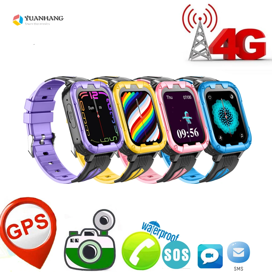 

Android 8.1 WhatsApp Smart 4G Video Voice SOS Call Camera Watch Student Child GPS WIFI Trace Locate SIM Card Phone Smartwatch