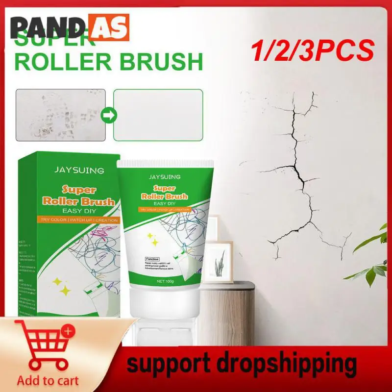 1/2/3PCS Home Renovation Cover Up Flaws Wall Repair Paint Long-lasting Brilliance Easy To Use Filler Cozy Convenient