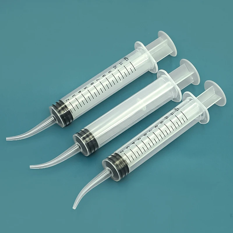 3 Pcs Bird Feeding Elbow Syringe Medicine Feeder 12Ml Syringe Poultry Parrot Pigeon Breast Feeding Needleless