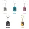 Square Keychain Innovation Music Box Movement Unique Mini Movement Pendant Movement Key Chain Key Chain With Music Small Jewelry 6