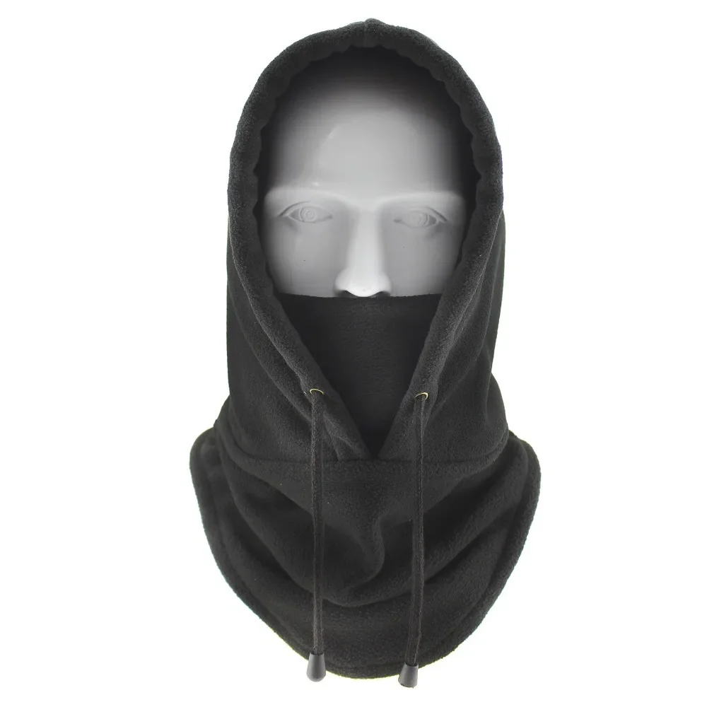 Unisex Polar Fleece Windproof Winter Beanie and Full Face Ski Mask