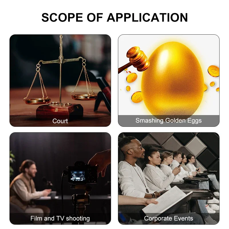 High Quality Durable Wooden Judge Hammered Handcrafted Delicate Wood Gavel For Lawyer Judge Wood Gavel Hammer Sound Block 4