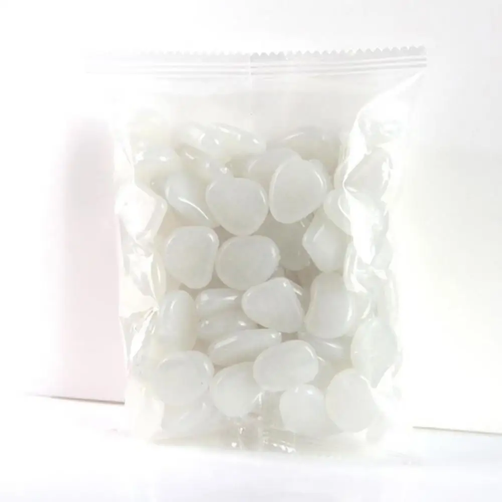 Luminous Stones Dark Garden Pebbles Glow Stones Rocks for Luminous Light-emitting Artificial Pebble Lawn Garden Yard Decoration