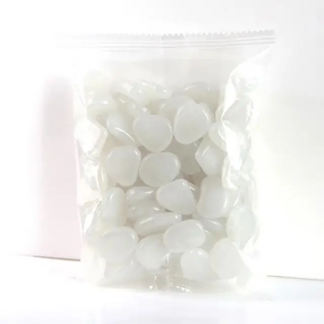 Világító Kövek Sötét Kerti Kavicsok Ragyogó Sziklák Fényes Fénykibocsátó Mesterséges Kavicsos Fűkert Udvar Dekorációhoz - Image 3