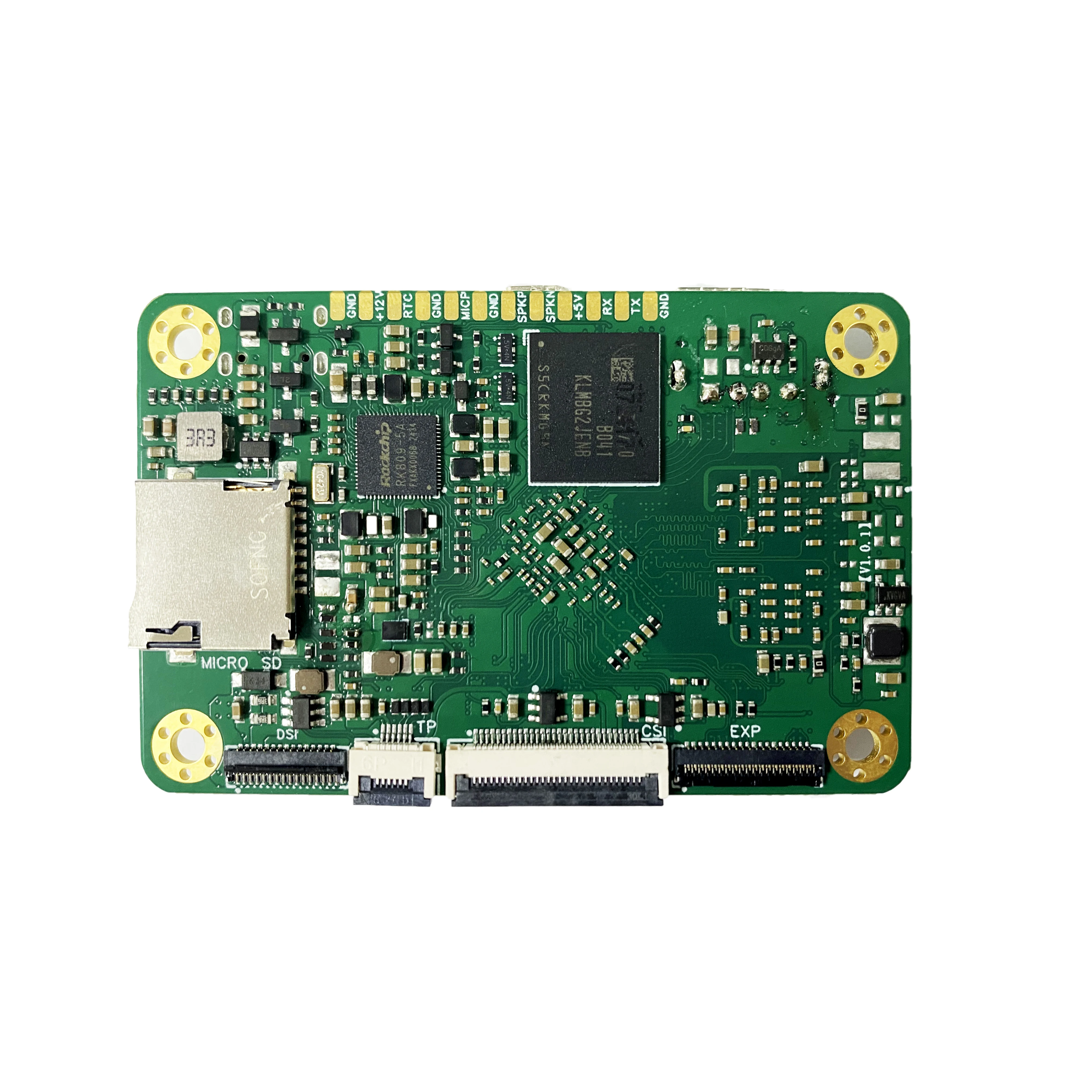 AvaCoreRK3566 리눅스 개발 보드 4GB LPDDR4+32GB EMMC 쿼드코어 Cortex-A55 주 주파수 최대 1.8GHZ, 4K 60fps 지원