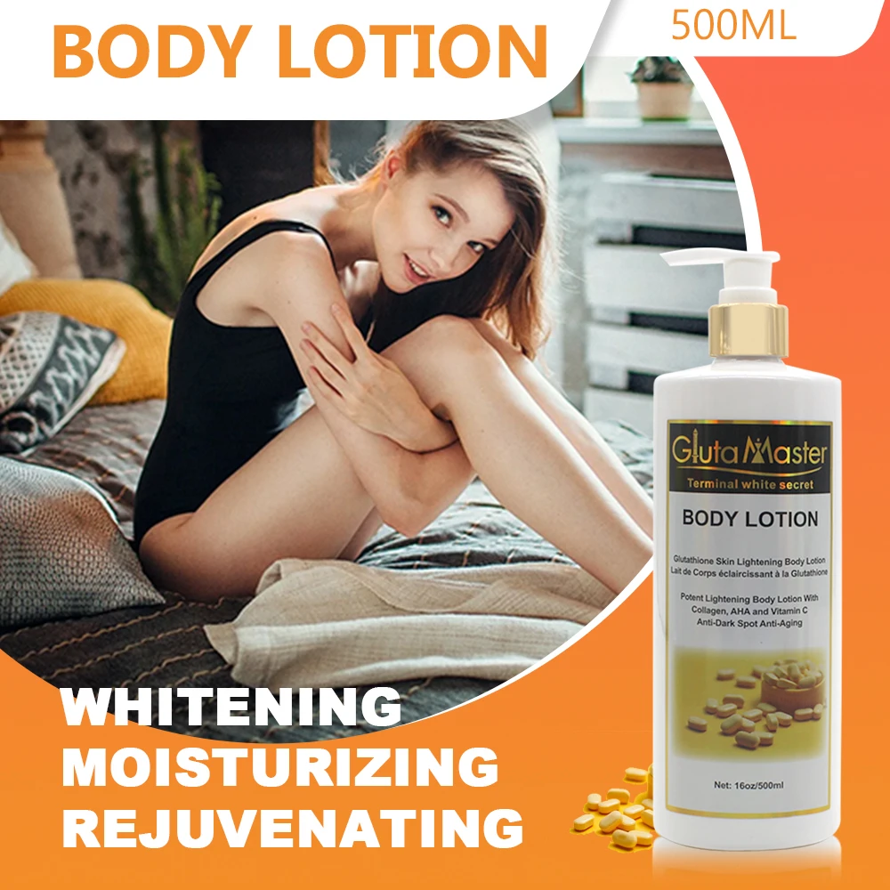 Gluta Master Brightening and Lightening Skin Care with Glutathione Whitening Anti-Spots Anti-aging Keep Shiny for Caramel Skin