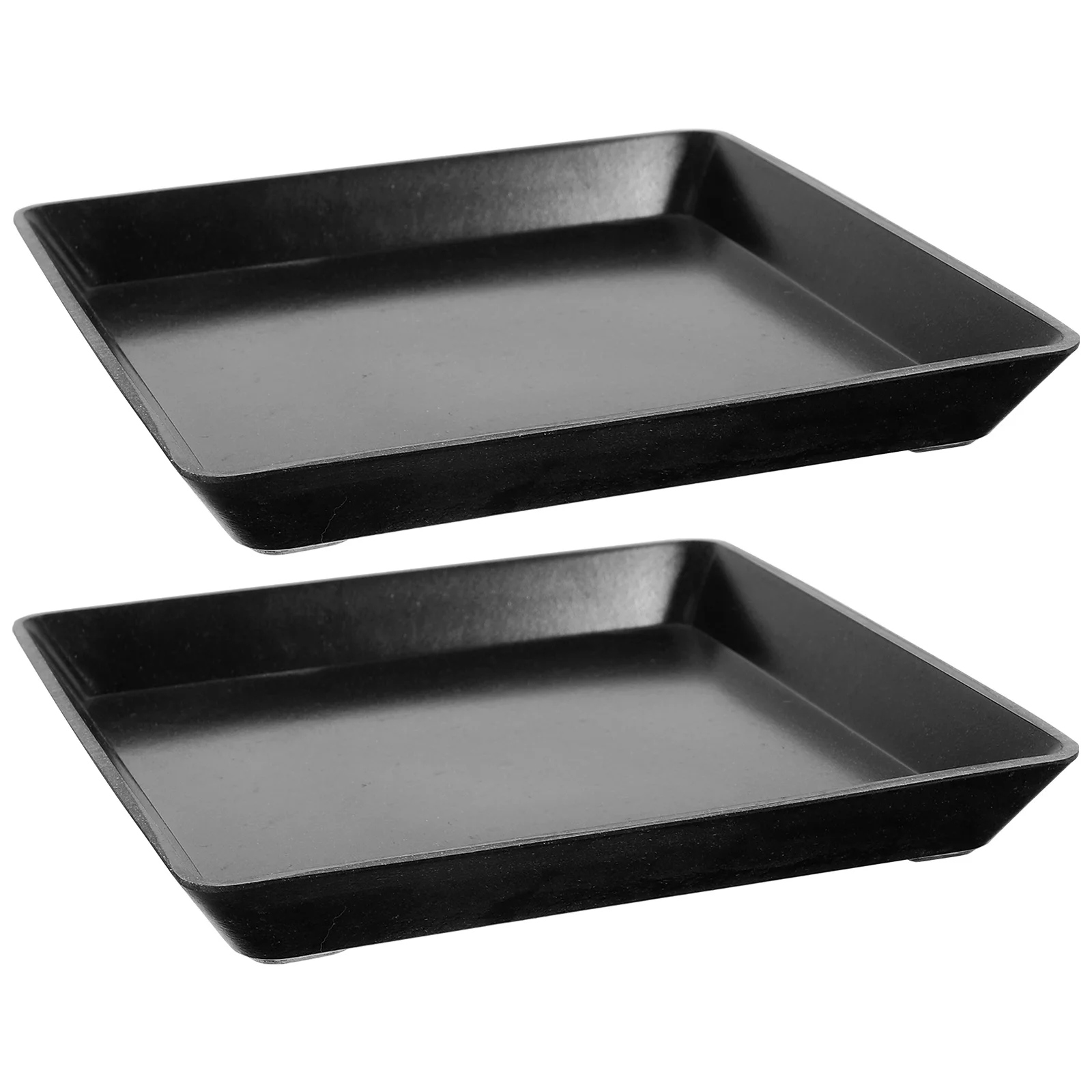 

2 Pcs Flower Pot Tray Plastic Plant Water Trays Indoor Plants Creative Flowerpot