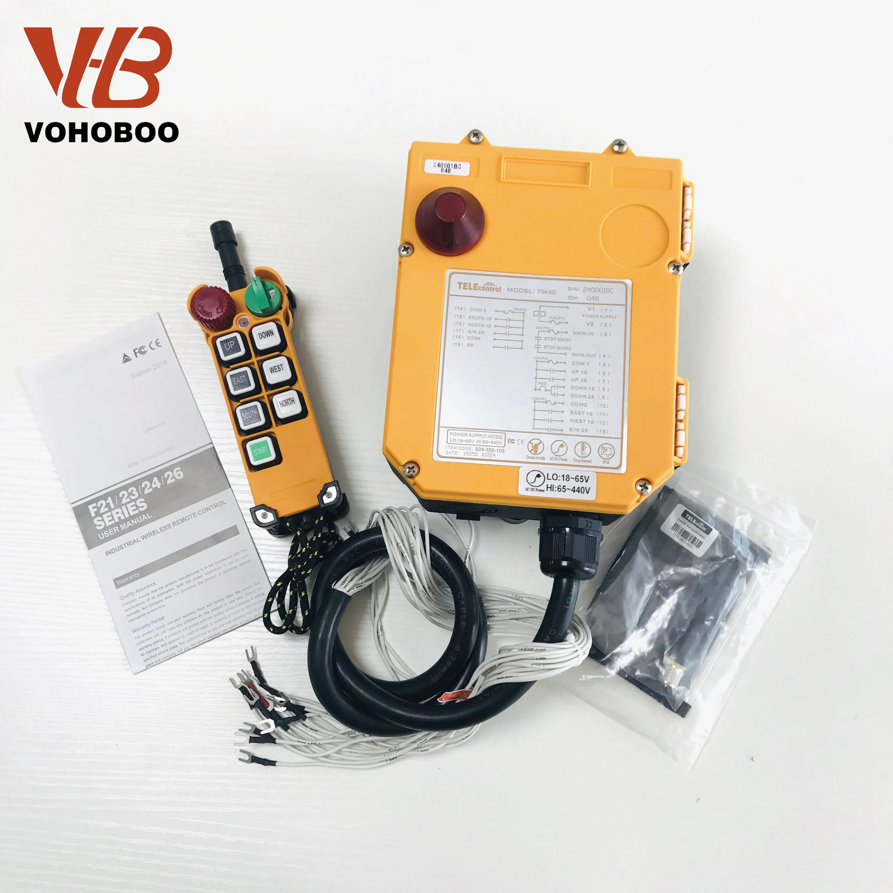 

Industrial Crane Radio Remote Control F24 - 6D New and Original