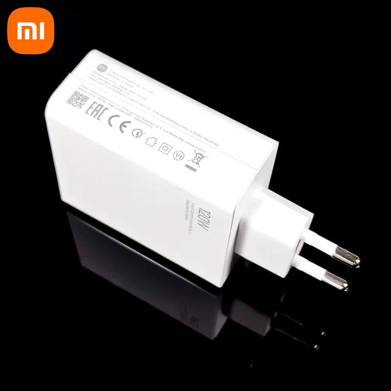 Original Xiaomi Charger 120W Fast Charger Quick Charging Power Xiaomi 10 Redmi K30 Pro/10X Pro Laptop Air