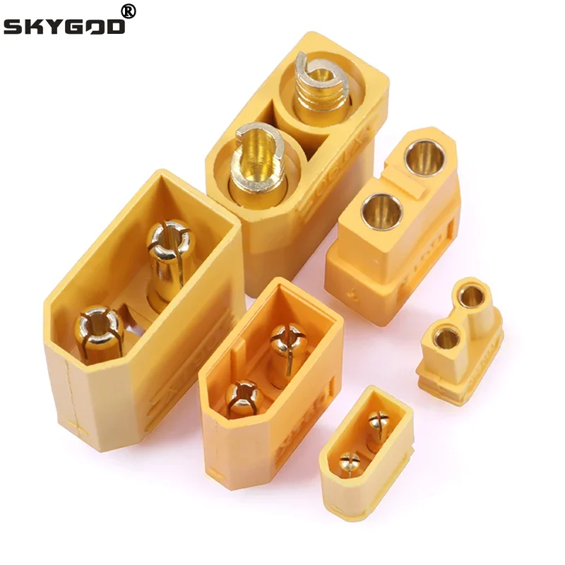 XT30U XT60 XT90 XT Series Connector Plug Bullet Welding Terminal Suit for RC Lithium Polymer Battery Model Aircraft Accessories