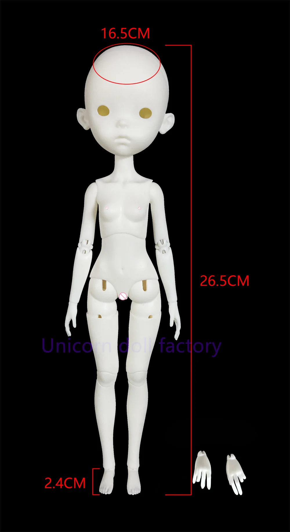 BJD Doll1/6-landoudou Resin Doll Art Model High Quality Toy DIY 