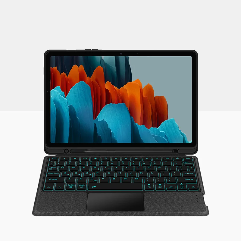 Retroiluminado, Capa para Galaxy Tab S7, S8, 11 