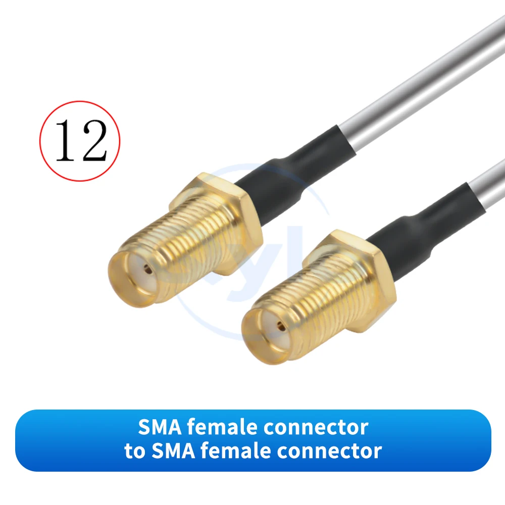 SMA auf SMA Stecker/Buchse Hochfrequenz-Kabelverbindung SFT50-2 Halbstarres HF-Kabel 0-18G SMA auf SMA Kabel (1 Stück) – Detail 13
