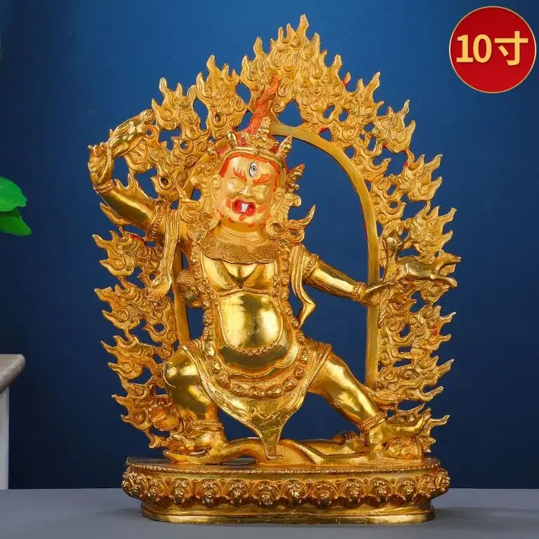 

Wholesale Tibetan Buddha statue copper gilding YI JI FO MU Ekajati Buddha mother Wisdom Dharma Yeshepa Family protection