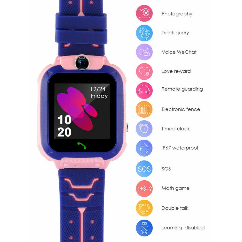 2022 Smartwatch Watches For Children Call Camera Waterproof SOS Girls Boys Smart Watch Relogio Infantil For