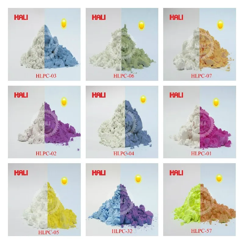 10그램 노란색에서 녹색 색상의 UV 형광체 분말 품목:HLPC-56