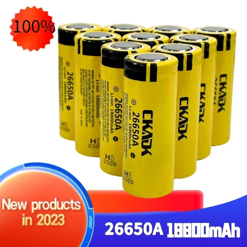 

2023 3.7V 26650A Battery 18800mAh Li-ion Rechargeable Battery for LED Flashlight Torch Li-ion Battery Accumulator Battery