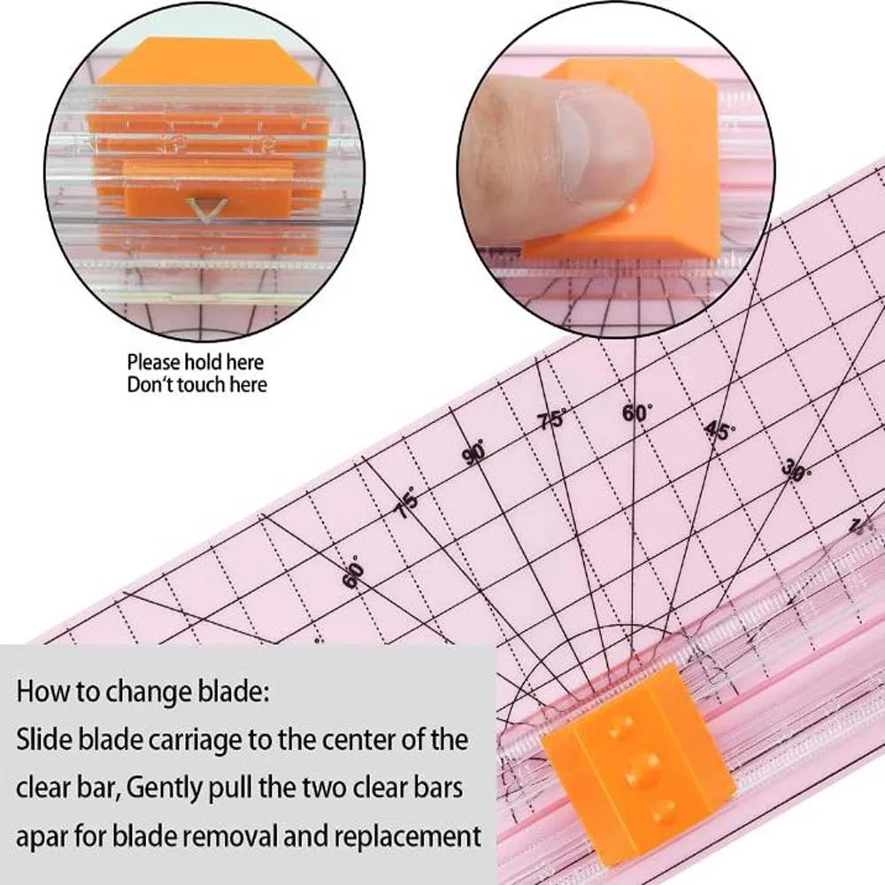 Paper Cutter 1PC A4 Size Can Cut 45&deg;-90&deg; Angle For Trimming Photos Paper