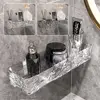 Punch Free Bathroom Storage Rack Plastics Water Ripple Wall Storage Rack Thickening Shower Gel Storage Rack Bathroom 2