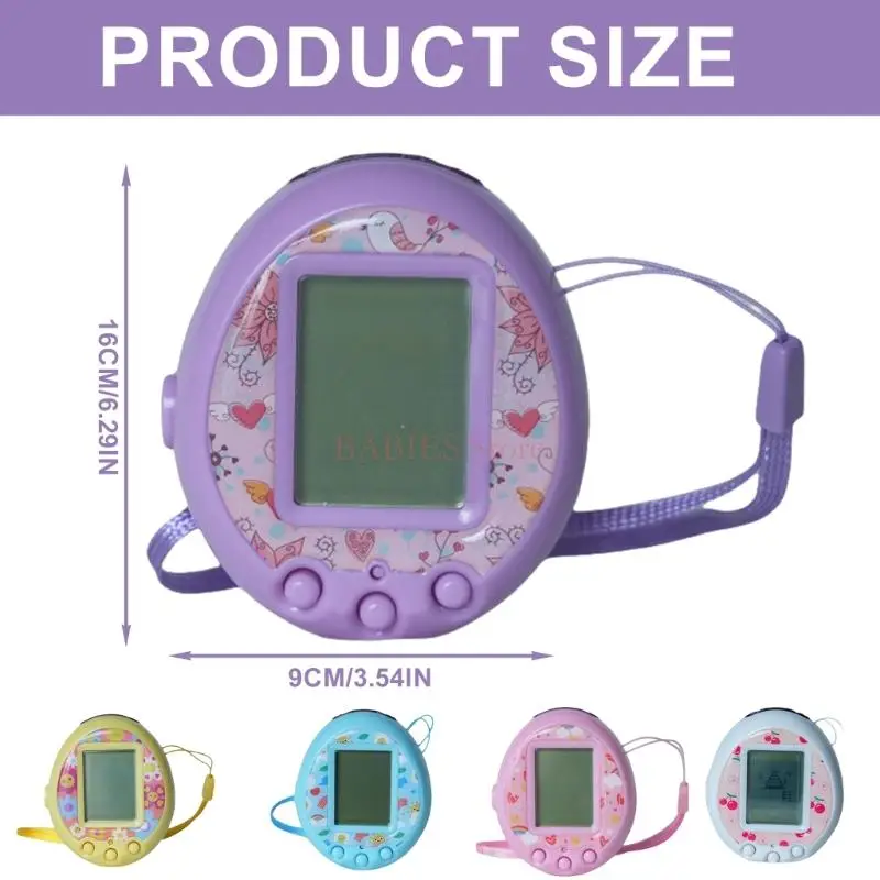 C9GB Electric Pet Machine Digital Pet Machine Keychain Pet Game Console Adult Gift Electronic Digital Pet Toy 6